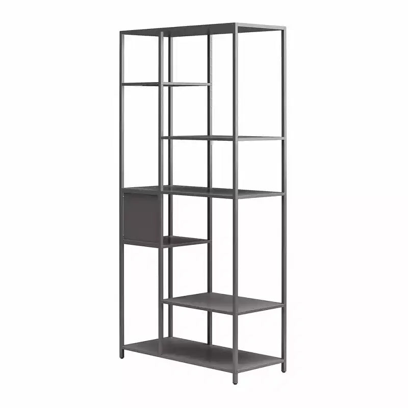GDFStudio Axton 72.8 Modern Metal Bookcase Room Divider