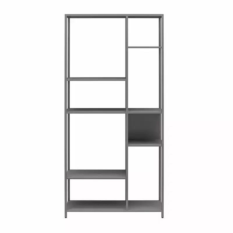 GDFStudio Axton 72.8 Modern Metal Bookcase Room Divider
