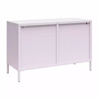 Meuble d'appoint large GDFStudio Arden à 2 portes avec verre cannelé