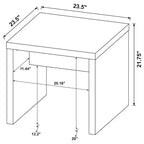 Coaster,Lynette 2-piece Rectangular Coffee and End Table Set Mango