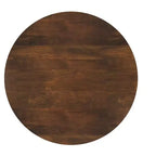 Table basse ronde moderne urbaine tambour Farmington en bois de manguier massif de 38 po de large