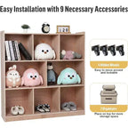 Meubles de rangement à 8 sections pour salles de classe, Armoire de rangement mobile à casiers, Armoire de rangement à compartiments, Meubles de classe pour la maison, la garderie et la maternelle