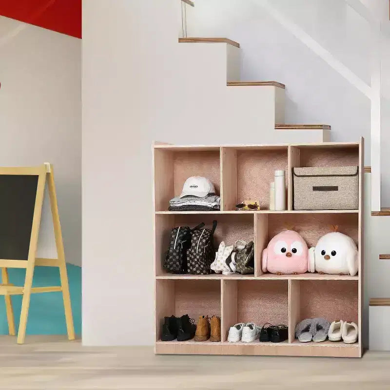 Meubles de rangement à 8 sections pour salles de classe, Armoire de rangement mobile à casiers, Armoire de rangement à compartiments, Meubles de classe pour la maison, la garderie et la maternelle