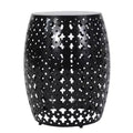Large Iron Side Table - Black As Shown