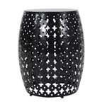 Large Iron Side Table - Black As Shown