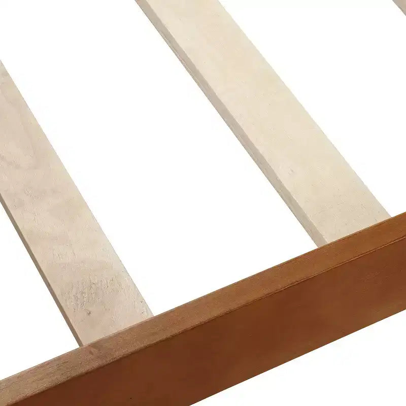 Bellemave Twin Wood Platform Bed Frame with Headboard & Footboard, Solid Wood Slat Support, No Box Spring Needed, Easy Assembly for Kids & Teens