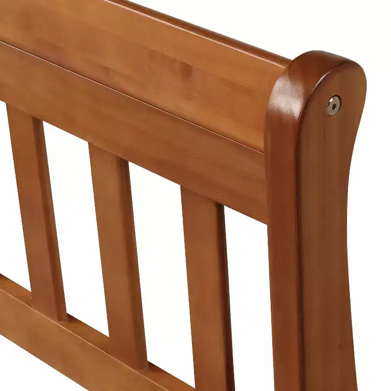 Bellemave Twin Wood Platform Bed Frame with Headboard & Footboard, Solid Wood Slat Support, No Box Spring Needed, Easy Assembly for Kids & Teens