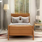 Bellemave Twin Wood Platform Bed Frame with Headboard & Footboard, Solid Wood Slat Support, No Box Spring Needed, Easy Assembly for Kids & Teens