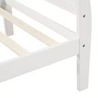 Bellemave Twin Wood Platform Bed Frame with Headboard & Footboard, Solid Wood Slat Support, No Box Spring Needed, Easy Assembly for Kids & Teens