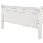 Bellemave Twin Wood Platform Bed Frame with Headboard & Footboard, Solid Wood Slat Support, No Box Spring Needed, Easy Assembly for Kids & Teens