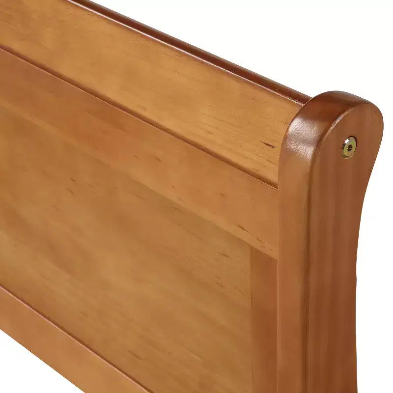 Bellemave Twin Wood Platform Bed Frame with Headboard & Footboard, Solid Wood Slat Support, No Box Spring Needed, Easy Assembly for Kids & Teens