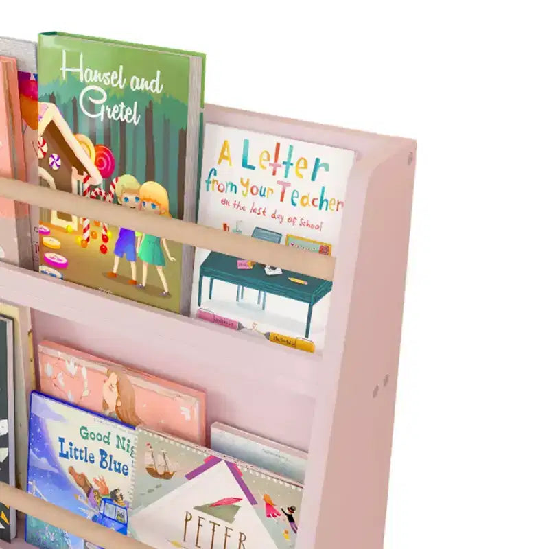 TUYOHW Étagère à livres à 3 niveaux pour enfants, bibliothèque frontale pour tout-petits pour coin lecture, chambre de bébé, salle de jeux et organisateur de salles de classe