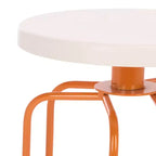 Osamu Counter Stool - FOX3257A - Cream/Orange - Safavieh Couture