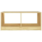 vidaXL Solid Pinewood Coffee Table 29.5x13.2 Couch End Table Multi Colors