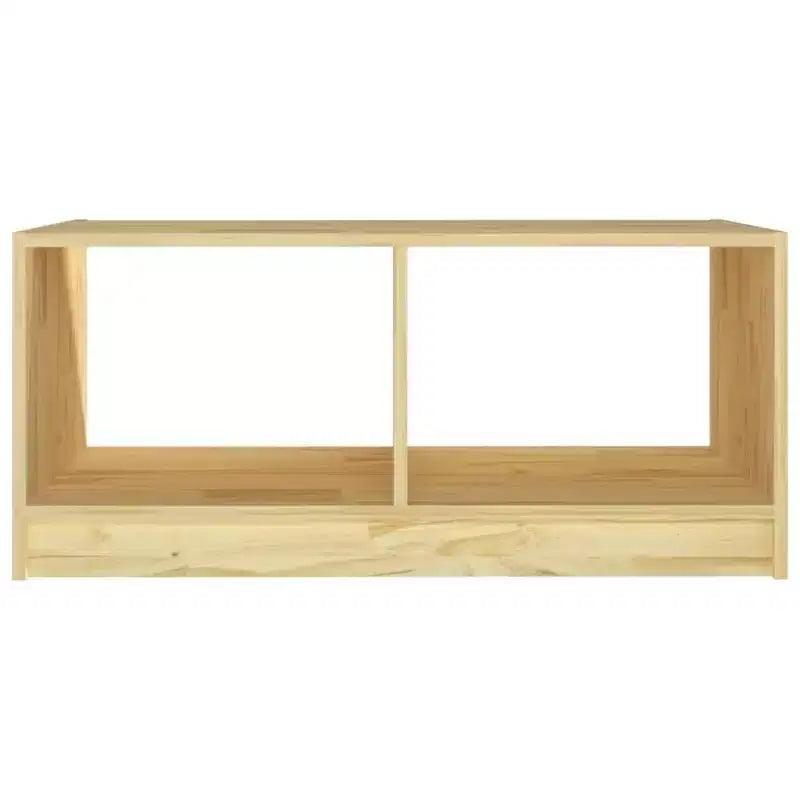vidaXL Solid Pinewood Coffee Table 29.5x13.2 Couch End Table Multi Colors