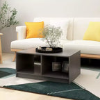 vidaXL Solid Pinewood Coffee Table 29.5x13.2 Couch End Table Multi Colors