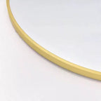 Arched Full Length Mirror 58 Inch 18 Inch Aluminum Frame Gold Wall Mounted Standing Mirror for Living Room Bedroom Hallway