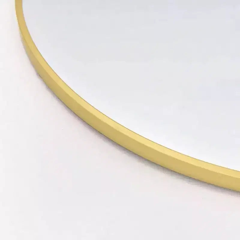 Arched Full Length Mirror 58 Inch 18 Inch Aluminum Frame Gold Wall Mounted Standing Mirror for Living Room Bedroom Hallway