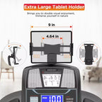 20% Auto Incline Folding Treadmill for Home, 5HP Quiet Motor, 400LB, Compact Walking Running Machine with App Control, 71 Programs & Bluetooth