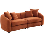 Christopher Knight Home Rylor Canapé 3 places moderne 87 en velours et bois