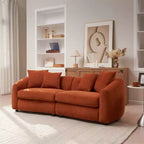 Christopher Knight Home Rylor Canapé 3 places moderne 87 en velours et bois