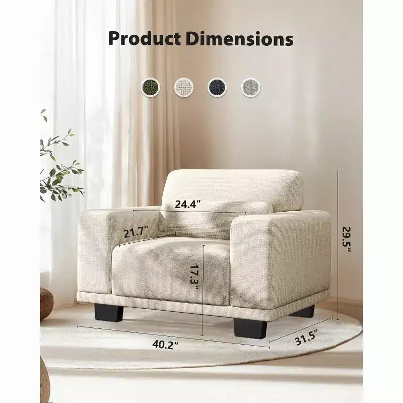 65 inch living room sofa, 2-seater sofa with wide armrests and deep seats, comfortable sofa, sofa with detachable and washable lid