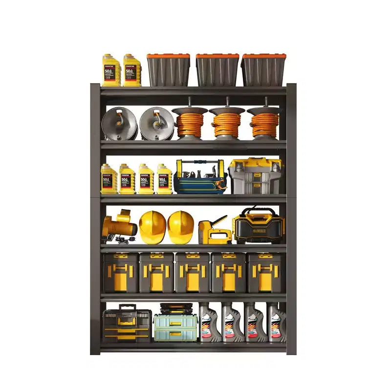 VIYET 82H 6-Tier Heavy-Duty Metal Storage Shelves - 2400LBS Total, 48W18D Adjustable, for Garage/Kitchen/Gym/Warehouse