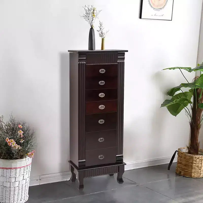 Armoire à bijoux autoportante de 37,6 cm de large