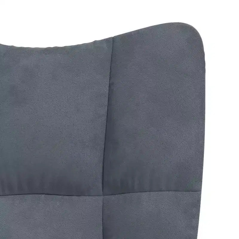 vidaXL Fauteuil de relaxation gris foncé