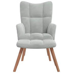 vidaXL Fauteuil de relaxation gris foncé