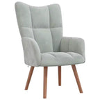 vidaXL Fauteuil de relaxation gris foncé