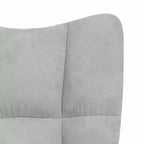 vidaXL Fauteuil de relaxation gris foncé
