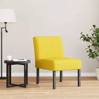 vidaXL Chaise sans accoudoirs crème Polyester Chaise sans accoudoirs robuste