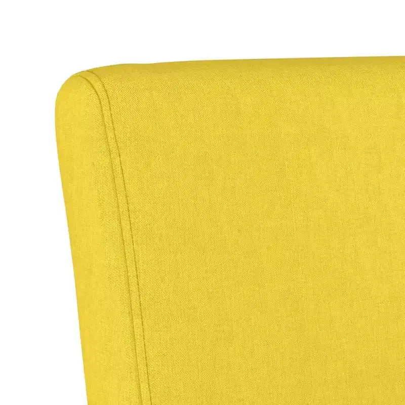 vidaXL Chaise sans accoudoirs crème Polyester Chaise sans accoudoirs robuste
