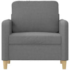 vidaXL Sofa Chair Living Room Accent Upholstered Chair with Armrest Fabric