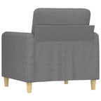 vidaXL Sofa Chair Living Room Accent Upholstered Chair with Armrest Fabric