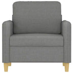 vidaXL Sofa Chair Living Room Accent Upholstered Chair with Armrest Fabric
