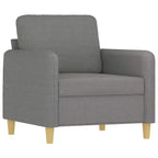 vidaXL Sofa Chair Living Room Accent Upholstered Chair with Armrest Fabric