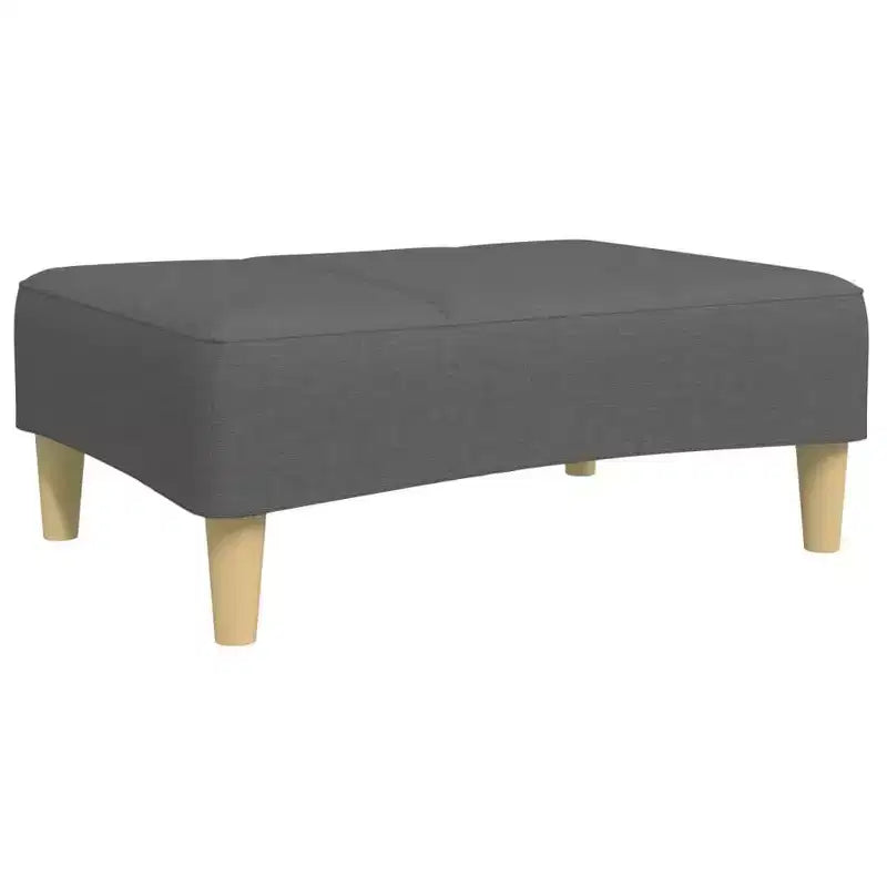 vidaXL Canapé-lit 2 places avec repose-pieds Meubles Maison Salon Tissu