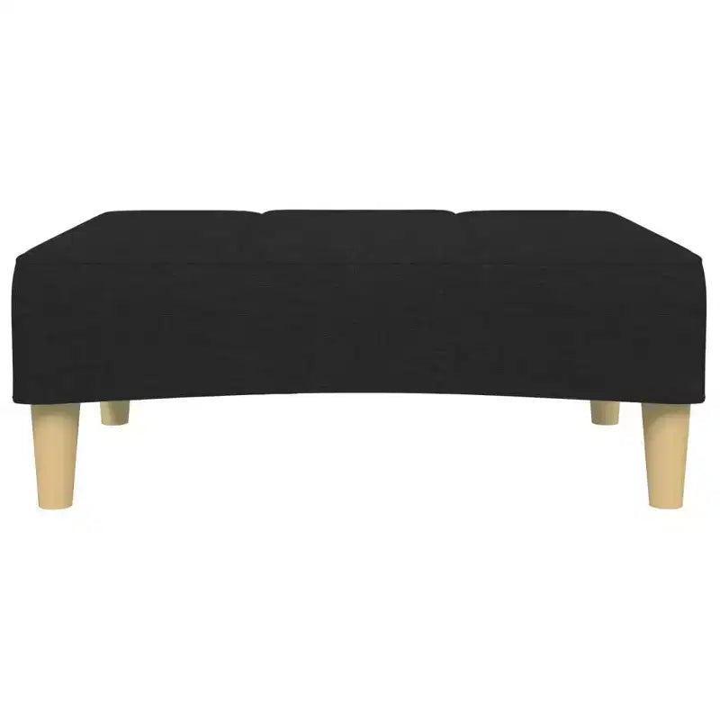 vidaXL Canapé-lit 2 places avec repose-pieds Meubles Maison Salon Tissu