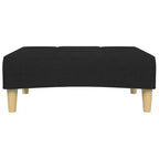 vidaXL Canapé-lit 2 places avec repose-pieds Meubles Maison Salon Tissu