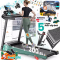 Portable Folding Treadmills Clearance, 2.75 HP Foldable Compact Treadmill for Home Office, Walking Running Treadmill with LED Display for Exercise