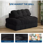 Acekool 3-in-1 Foldable Sofa Bed with Pillow, Convertible Chair for Living Room, Bedroom, or Home Office, 79x52x8