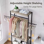 Over Washer and Dryer Shelves,30 Inch Laundry Room Organization Countertop Shelf, Heavy-Duty 5-Tier Storage Rack with Adjustable Height for Bedroom