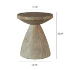 GDFStudio Rava Modern Lightweight Concrete End Table