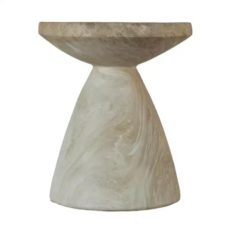 GDFStudio Rava Modern Lightweight Concrete End Table