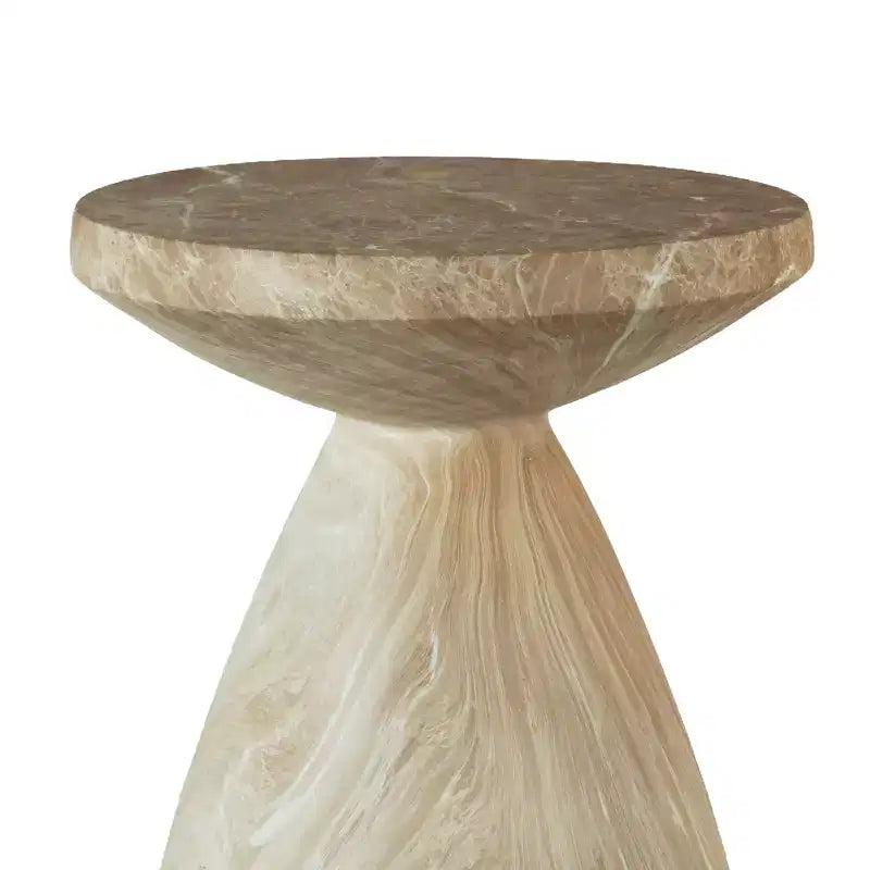 GDFStudio Rava Modern Lightweight Concrete End Table