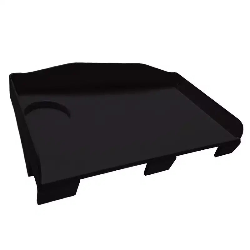 Modern Innovations Bedside Shelf with Cord and Cup Holder (Black)