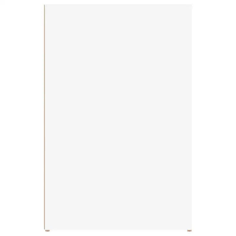 vidaXL Desk White Engineered Wood Standard Desk Rectangular Modern - White