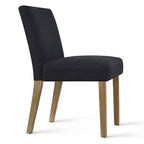 Ensemble table à manger ronde 5 pièces et 4 chaises rembourrées, ensemble de table à piédestal en bois moderne pour cuisine, coin petit-déjeuner ou salle à manger-Panipeachy